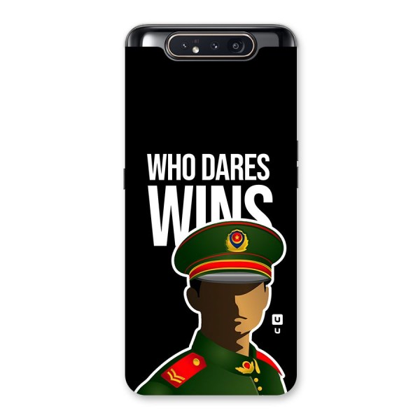 Who Dares Wins Back Case for Galaxy A80