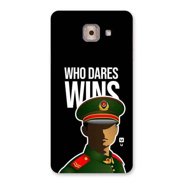 Who Dares Wins Back Case for Galaxy J7 Max