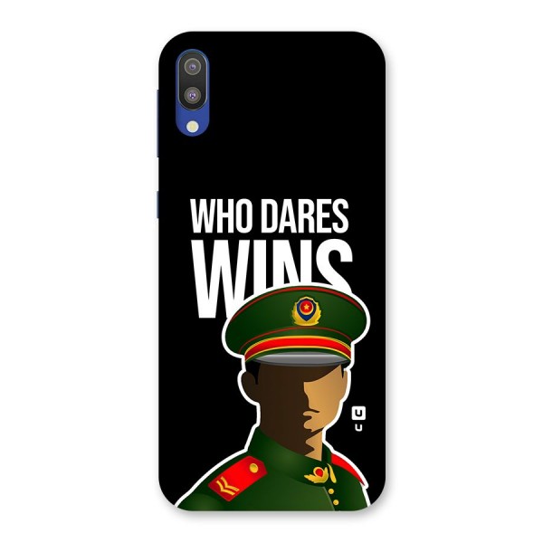 Who Dares Wins Back Case for Galaxy M10