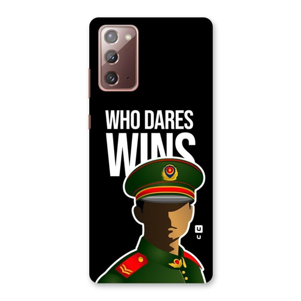 Who Dares Wins Back Case for Galaxy Note 20