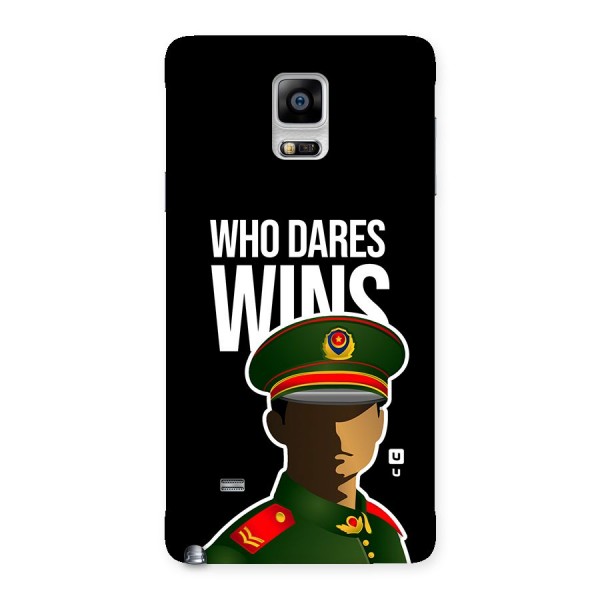 Who Dares Wins Back Case for Galaxy Note 4