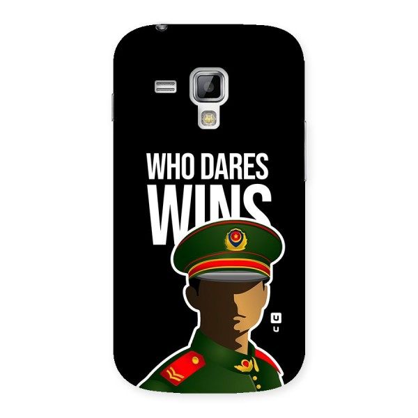 Who Dares Wins Back Case for Galaxy S Duos