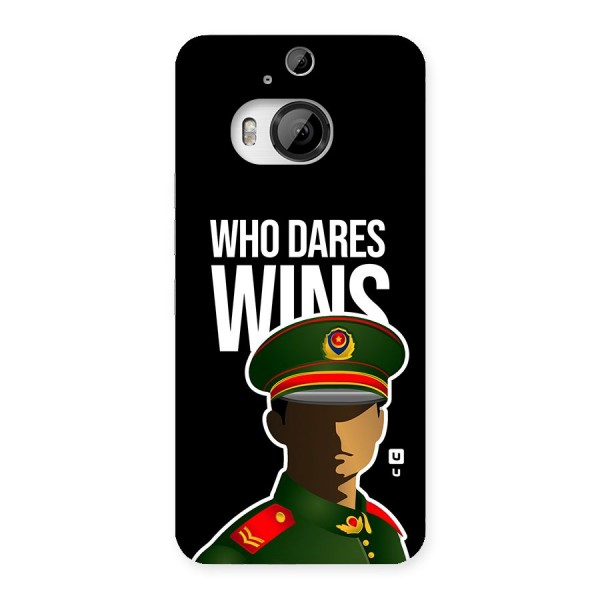 Who Dares Wins Back Case for HTC One M9 Plus