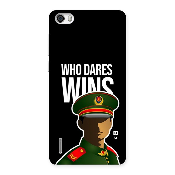 Who Dares Wins Back Case for Honor 6