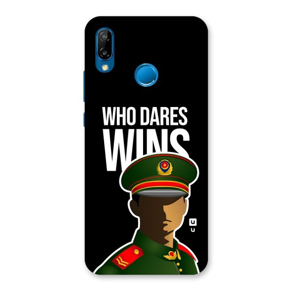 Who Dares Wins Back Case for Huawei P20 Lite