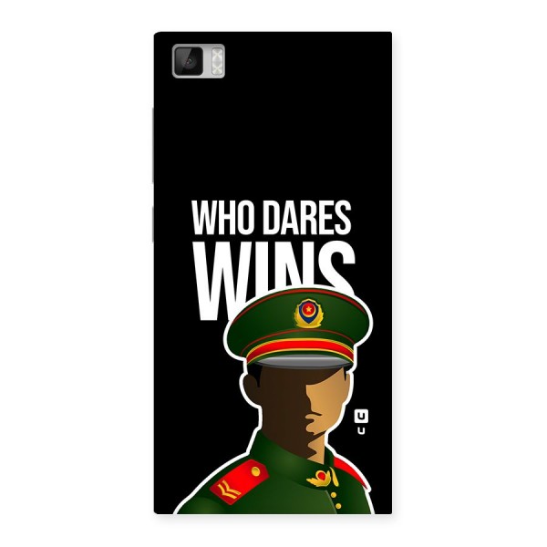 Who Dares Wins Back Case for Mi3