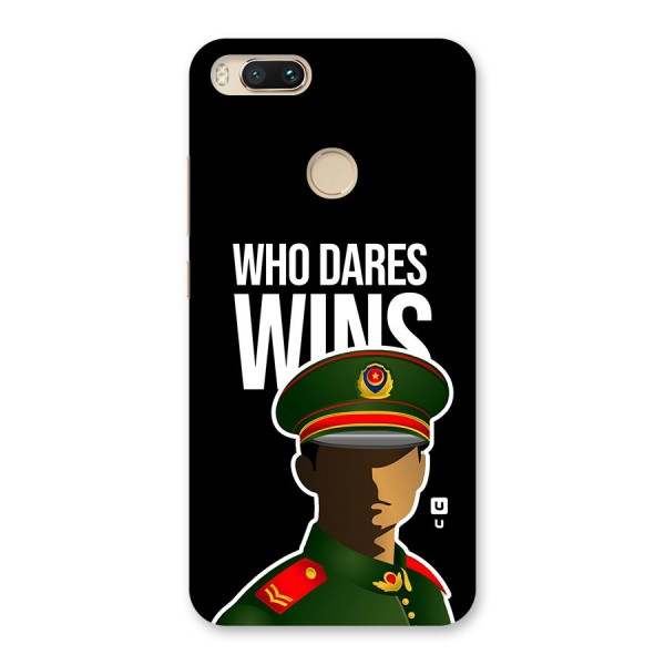 Who Dares Wins Back Case for Mi A1