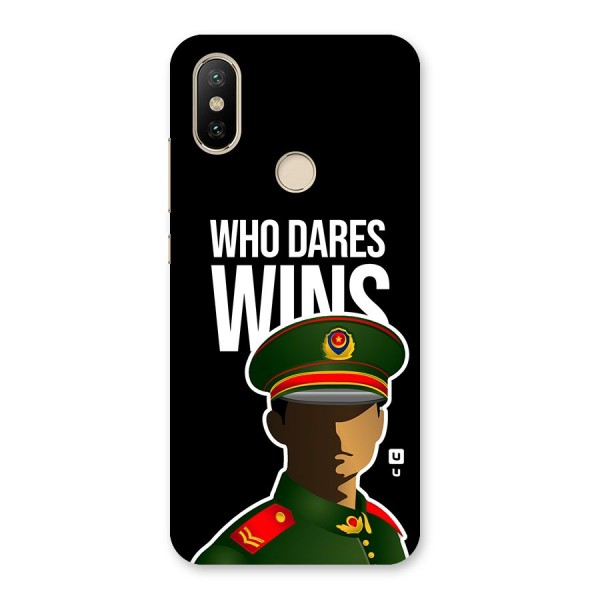 Who Dares Wins Back Case for Mi A2