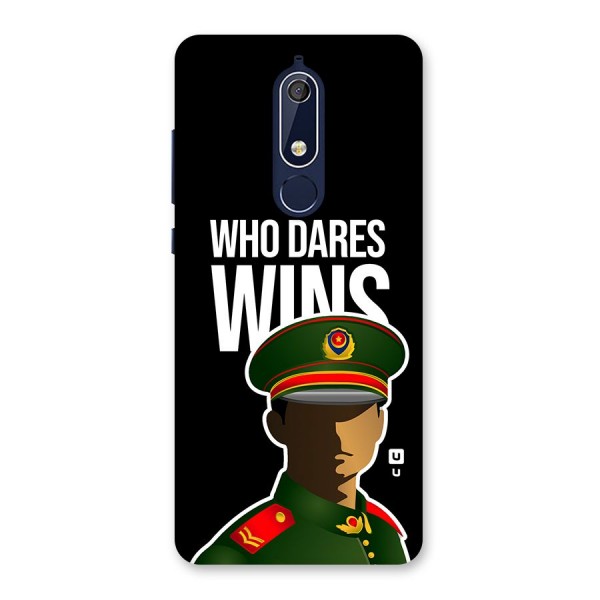 Who Dares Wins Back Case for Nokia 5.1