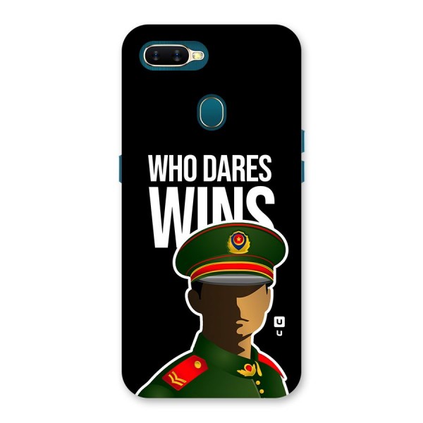 Who Dares Wins Back Case for Oppo A12