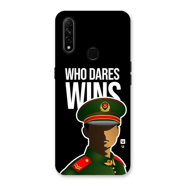 Who Dares Wins Back Case for Oppo A31