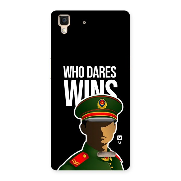 Who Dares Wins Back Case for Oppo R7