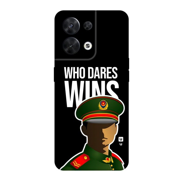 Who Dares Wins Back Case for Oppo Reno8 5G