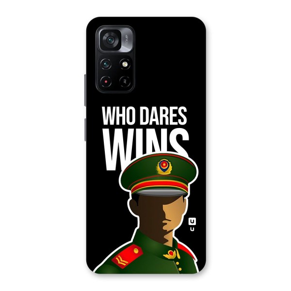 Who Dares Wins Back Case for Poco M4 Pro 5G