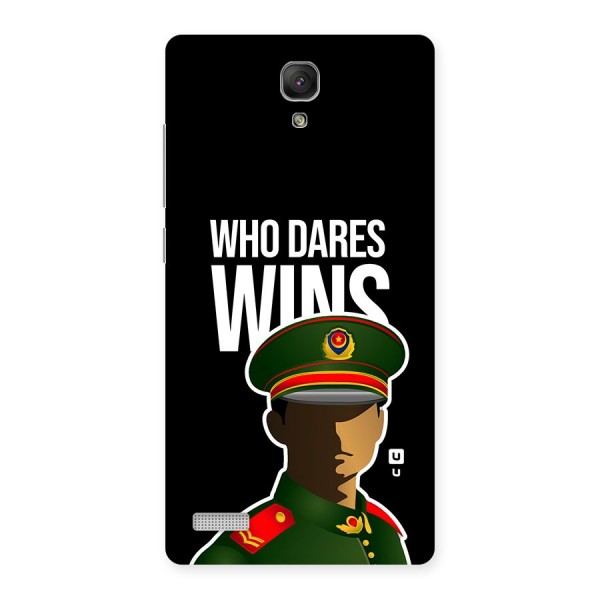 Who Dares Wins Back Case for Redmi Note