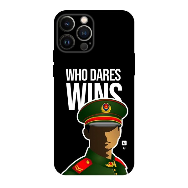 Who Dares Wins Back Case for iPhone 13 Pro Max