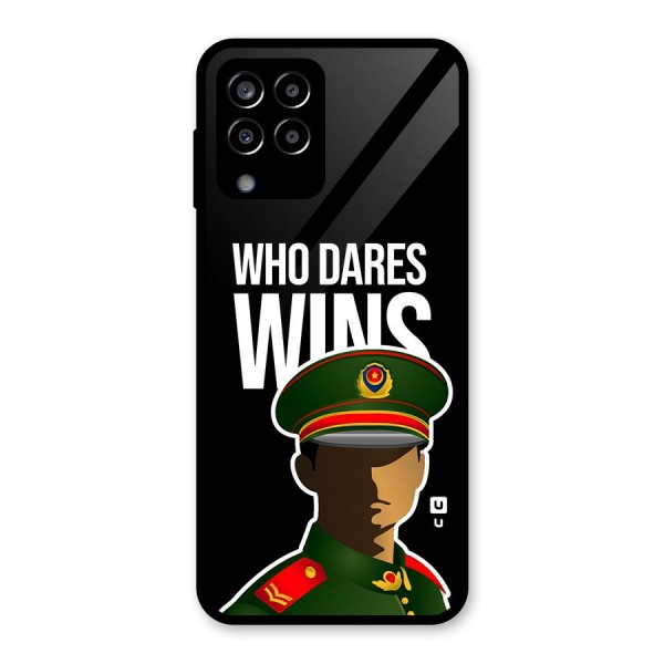 Who Dares Wins Glass Back Case for Galaxy M33