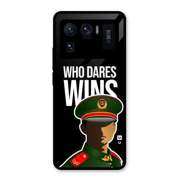 Who Dares Wins Glass Back Case for Mi 11 Ultra