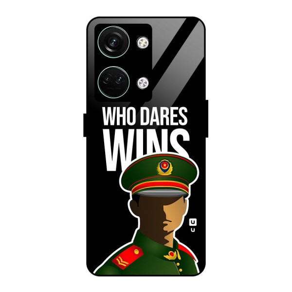 Who Dares Wins Glass Back Case for Oneplus Nord 3