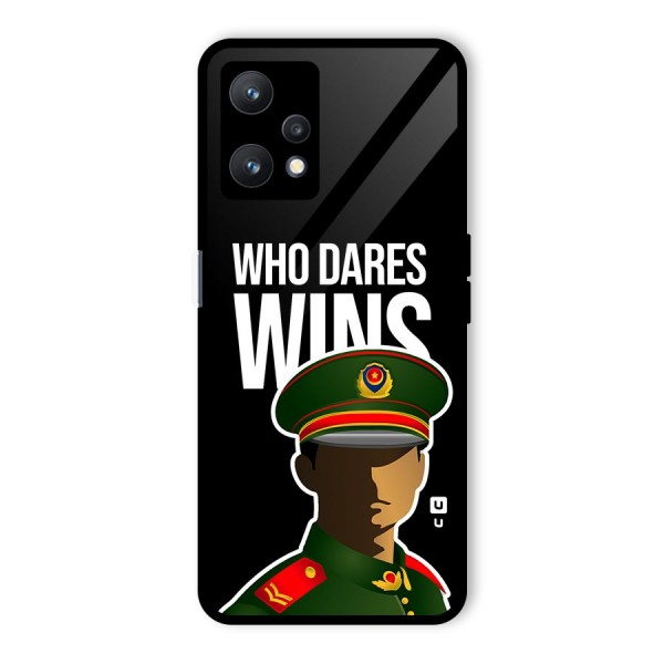 Who Dares Wins Glass Back Case for Realme 9 Pro 5G