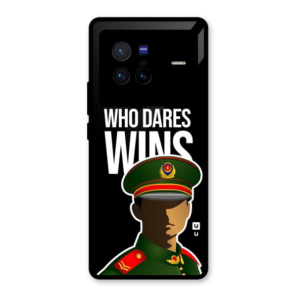 Who Dares Wins Glass Back Case for Vivo X80