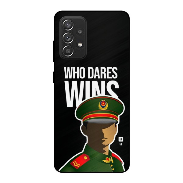 Who Dares Wins Metal Back Case for Galaxy A52