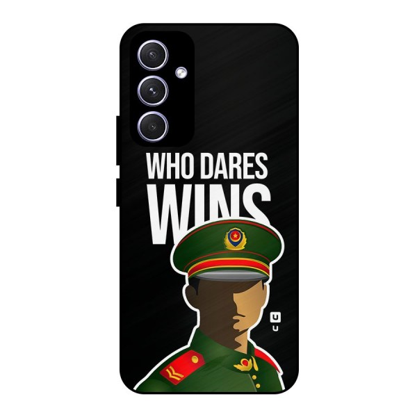 Who Dares Wins Metal Back Case for Galaxy A54