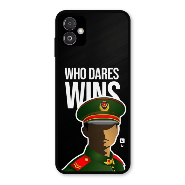 Who Dares Wins Metal Back Case for Galaxy F14