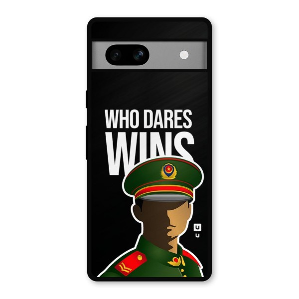 Who Dares Wins Metal Back Case for Google Pixel 7a