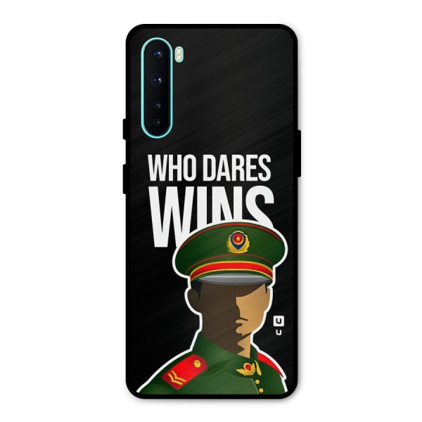 Who Dares Wins Metal Back Case for OnePlus Nord