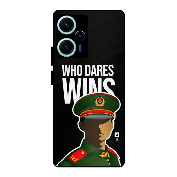 Who Dares Wins Metal Back Case for Poco F5