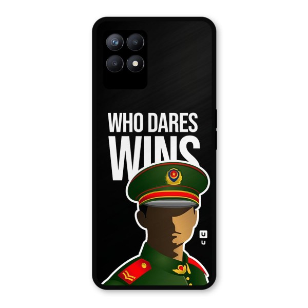 Who Dares Wins Metal Back Case for Realme 8i