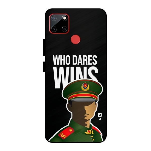 Who Dares Wins Metal Back Case for Realme C12