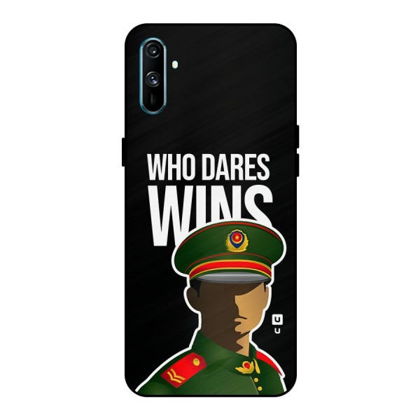 Who Dares Wins Metal Back Case for Realme C3