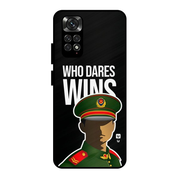 Who Dares Wins Metal Back Case for Redmi Note 11 Pro