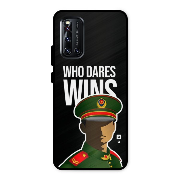 Who Dares Wins Metal Back Case for Vivo V19