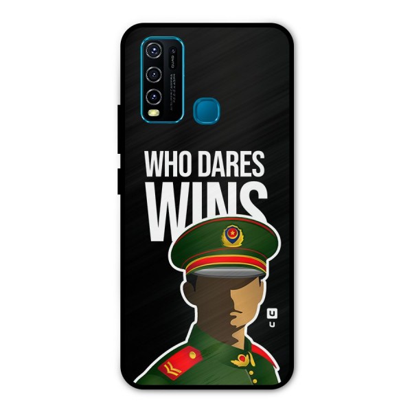 Who Dares Wins Metal Back Case for Vivo Y30