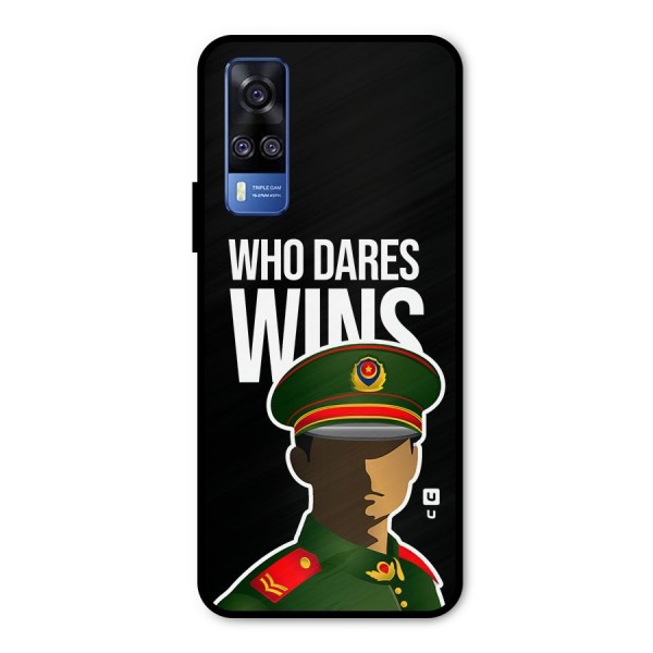 Who Dares Wins Metal Back Case for Vivo Y31