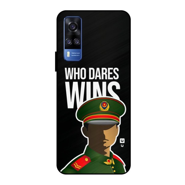 Who Dares Wins Metal Back Case for Vivo Y51