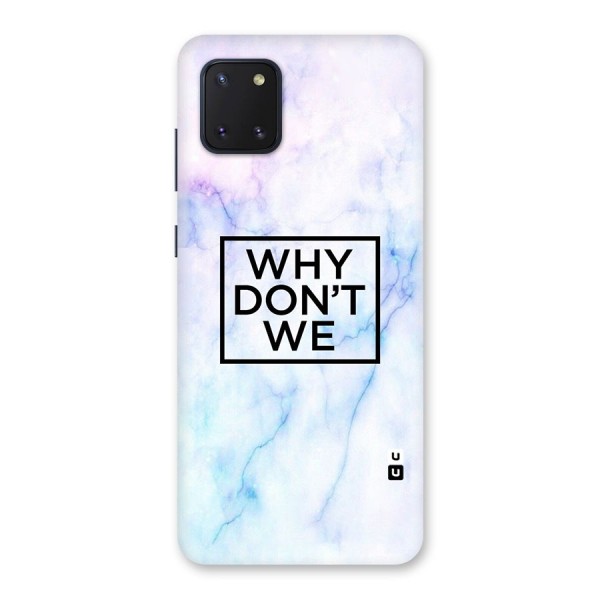 Why Dont We Back Case for Galaxy Note 10 Lite