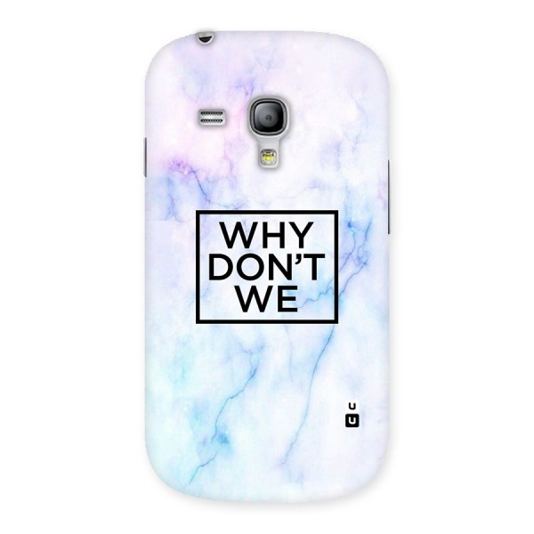 Why Dont We Back Case for Galaxy S3 Mini