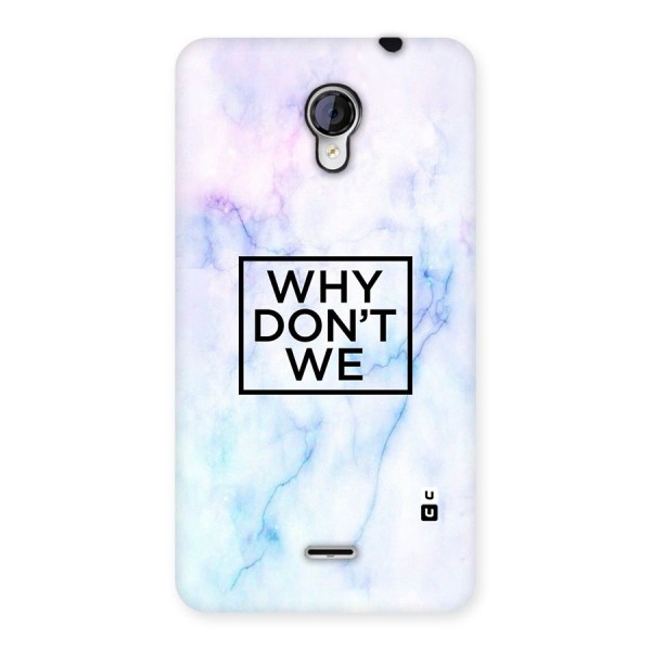 Why Dont We Back Case for Micromax Unite 2 A106