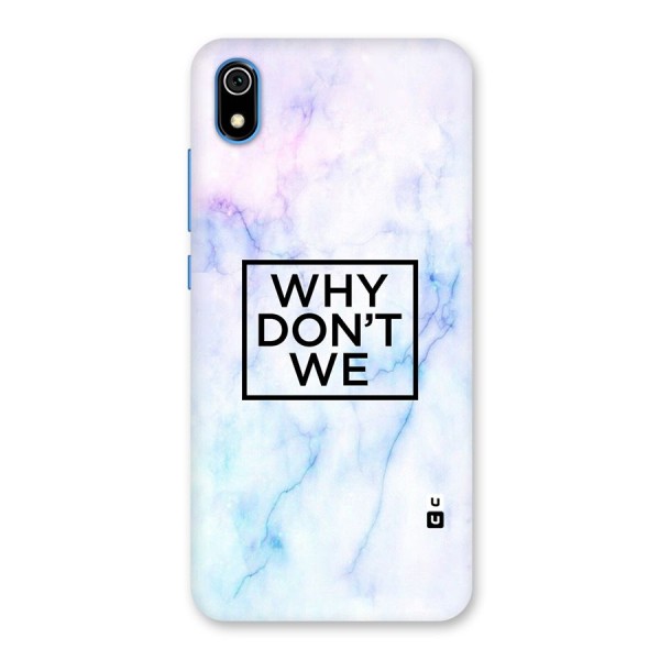 Why Dont We Back Case for Redmi 7A