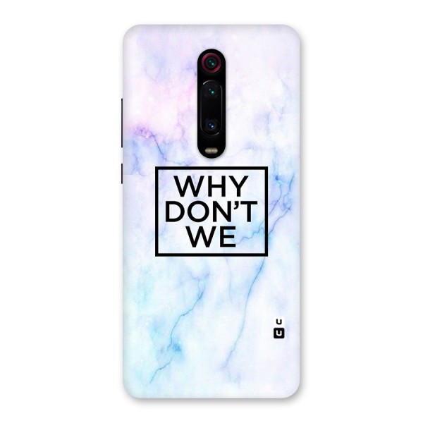 Why Dont We Back Case for Redmi K20