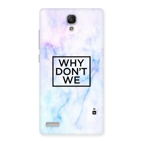 Why Dont We Back Case for Redmi Note