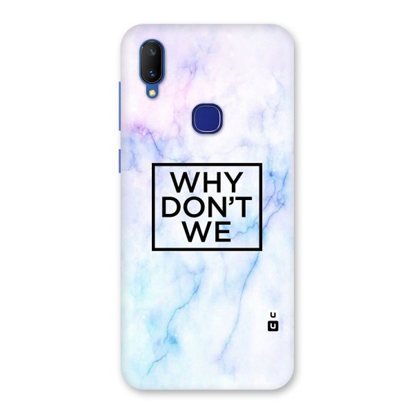 Why Dont We Back Case for Vivo V11