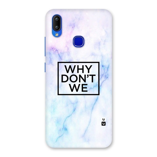 Why Dont We Back Case for Vivo Y91