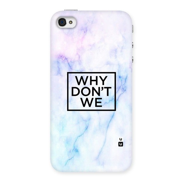 Why Dont We Back Case for iPhone 4 4s