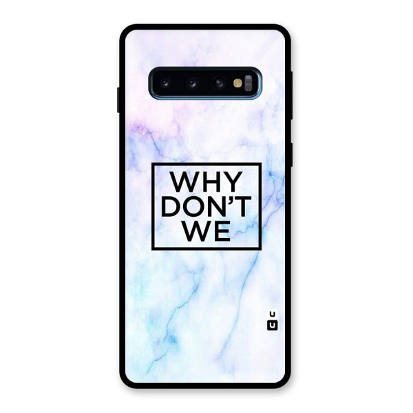 Why Dont We Glass Back Case for Galaxy S10