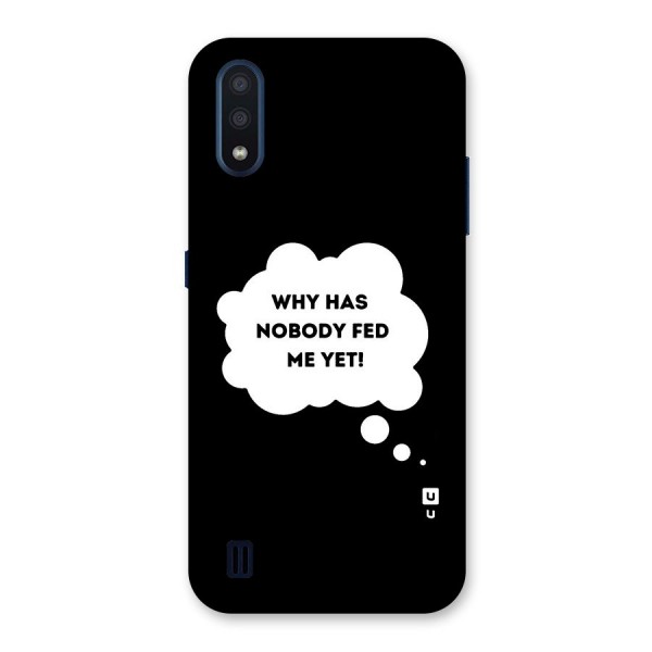 Why No Food Yet Back Case for Galaxy M01